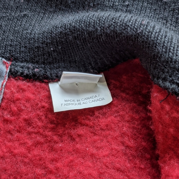 Retro Embroidered Fleece zip up  Ski Cabin Apres, boot vintage poles details - Picture 10 of 12